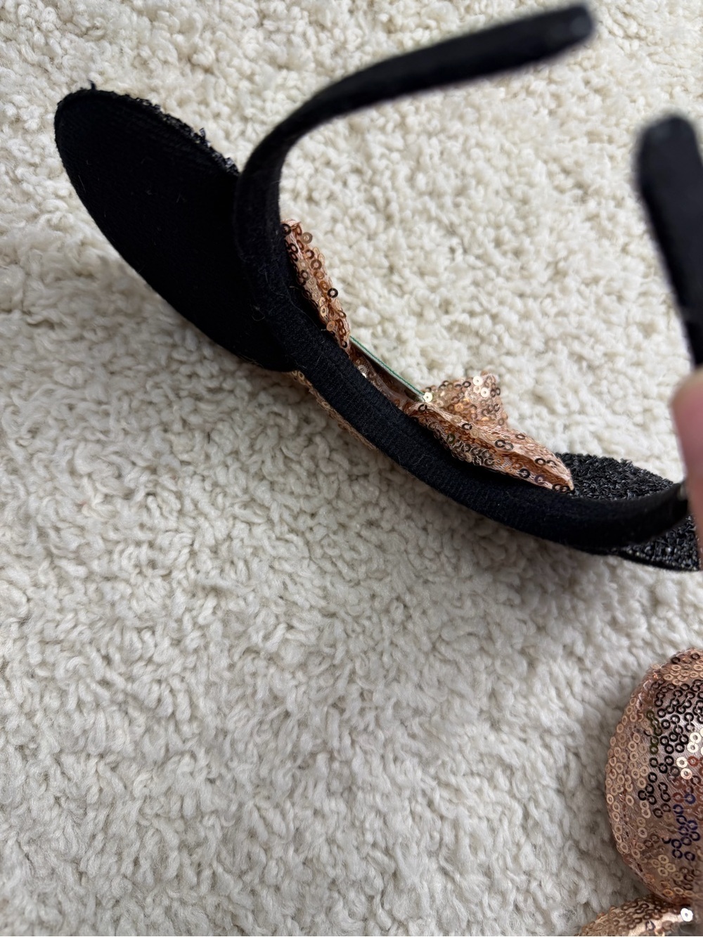 Sequin Minnie Ear Headbands- Yoda + Regular - Picture 2 of 4